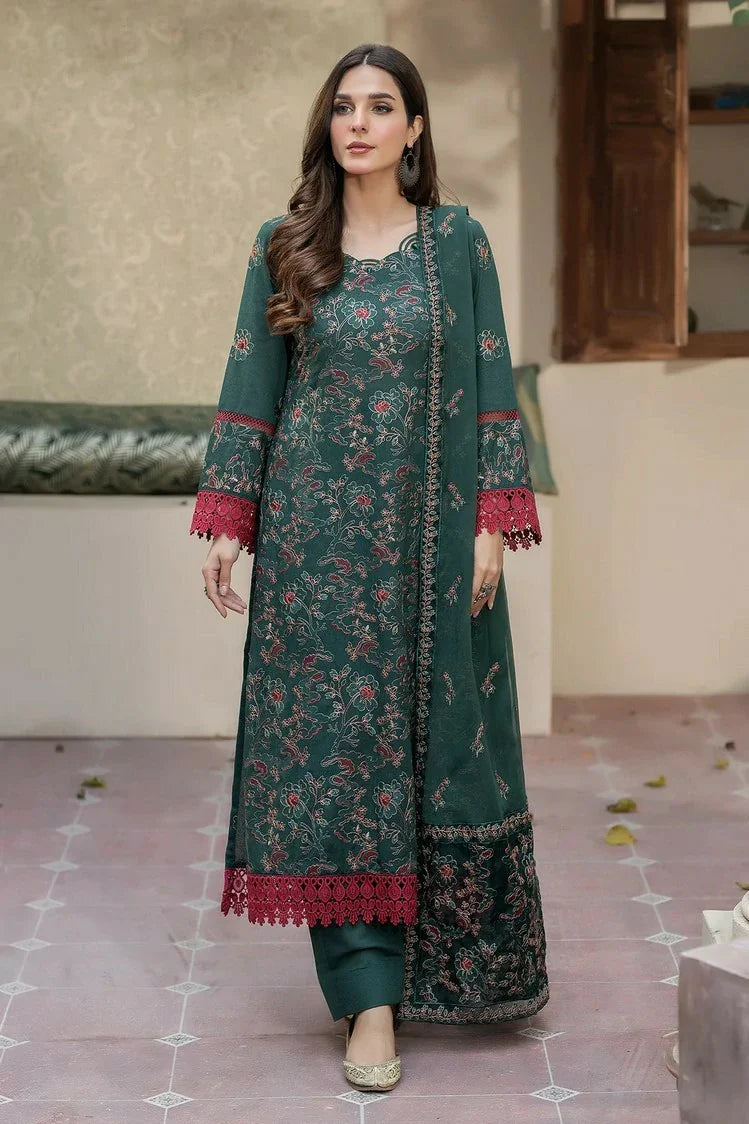 Picture of Noor e Fajar - Mehru Embroidered Karandi Collection - KR-178 - Unstitched - Available at Raja Sahib