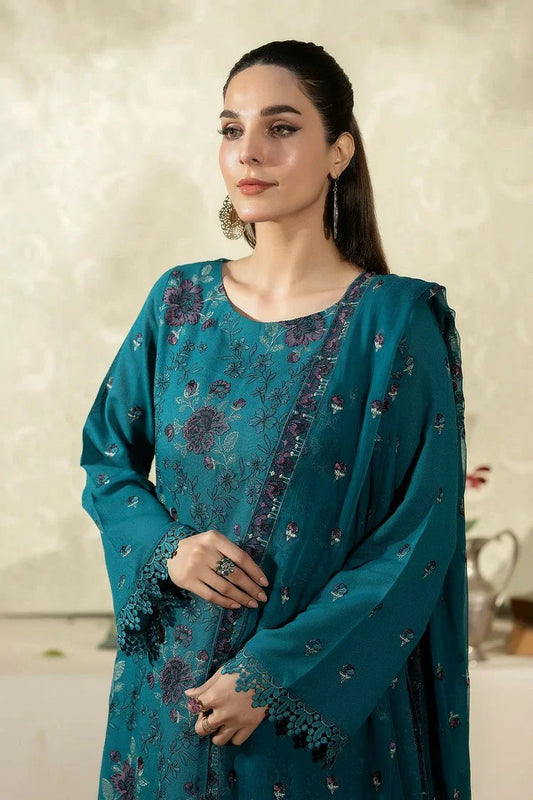 Picture of Noor e Fajar - Mehru Embroidered Karandi Collection - KR-189 - Unstitched - Available at Raja Sahib