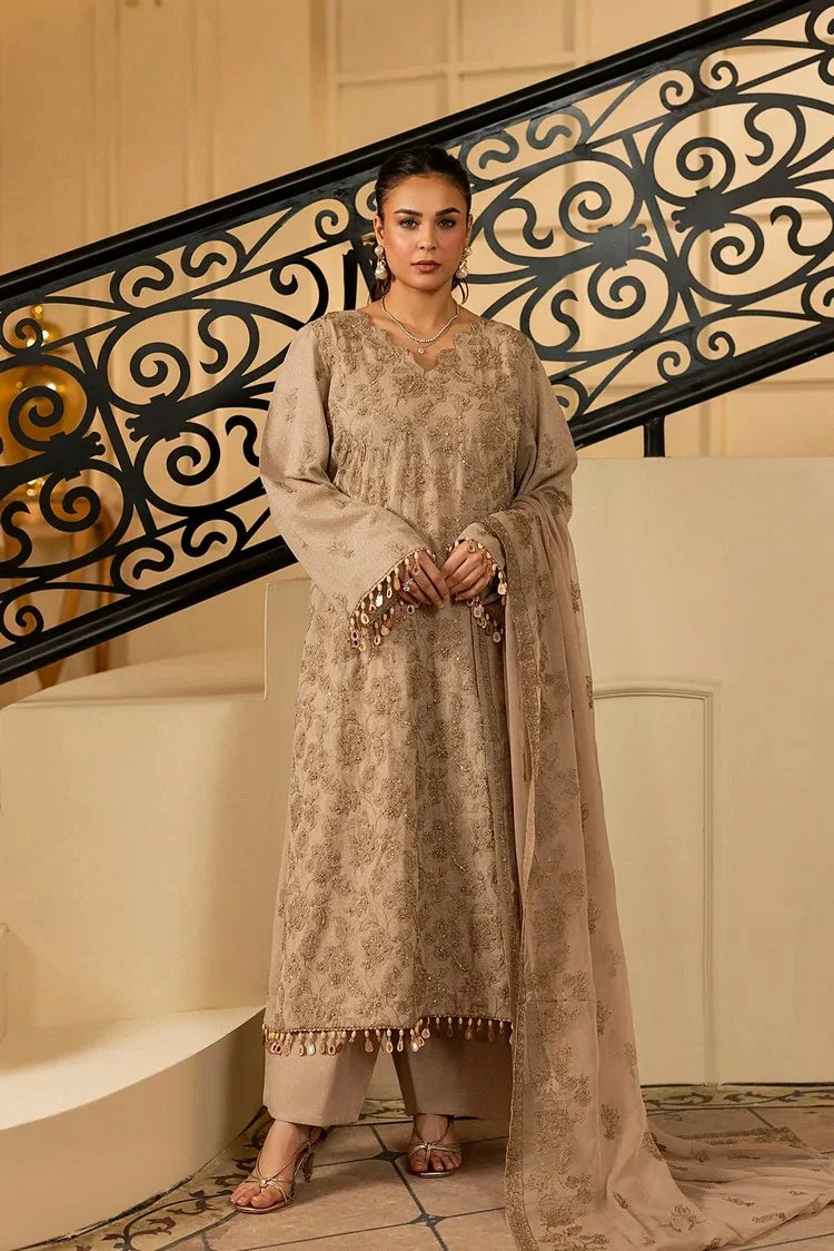 Picture of Noor e Fajar - Apana Embroidered Karandi Collection - KR-211 - Unstitched - Available at Raja Sahib