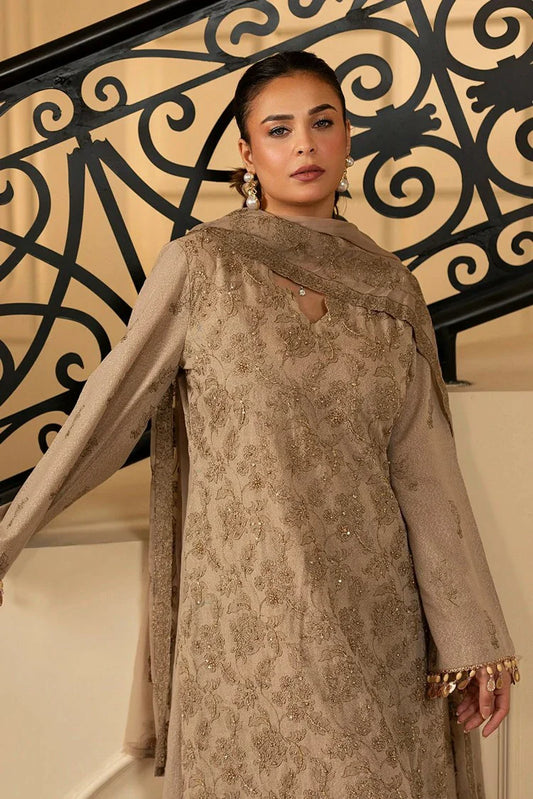 Picture of Noor e Fajar - Apana Embroidered Karandi Collection - KR-211 - Unstitched - Available at Raja Sahib