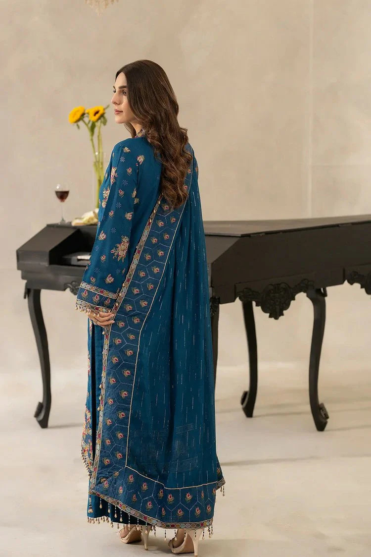 Picture of Raeesa - Dehleez Embroidered Karandi Collection - DK-001 - Unstitched - Available at Raja Sahib