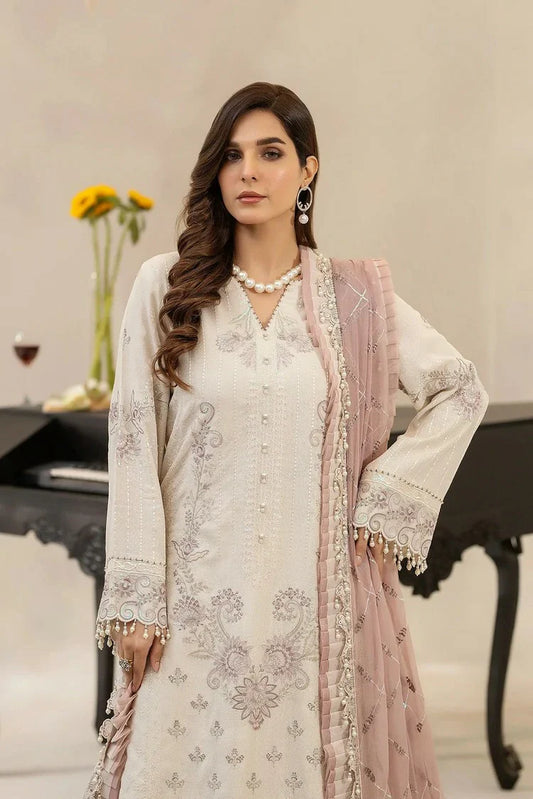 Picture of Raeesa - Dehleez Embroidered Karandi Collection - DK-005 - Unstitched - Available at Raja Sahib