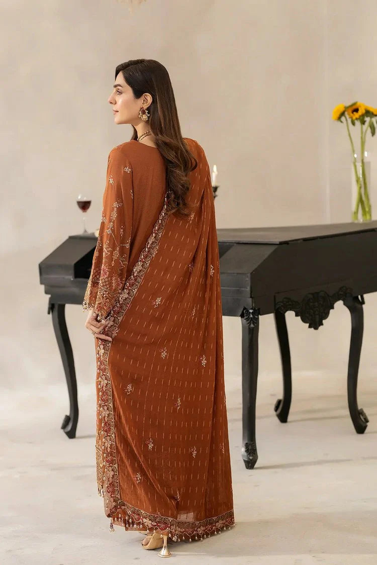 Picture of Raeesa - Dehleez Embroidered Karandi Collection - DK-007 - Unstitched - Available at Raja Sahib