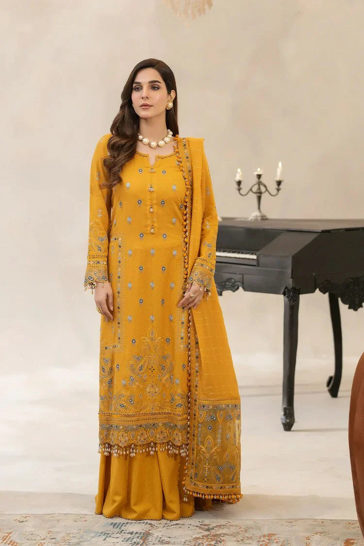 Picture of Raeesa - Dehleez Embroidered Karandi Collection - DK-008 - Unstitched - Available at Raja Sahib
