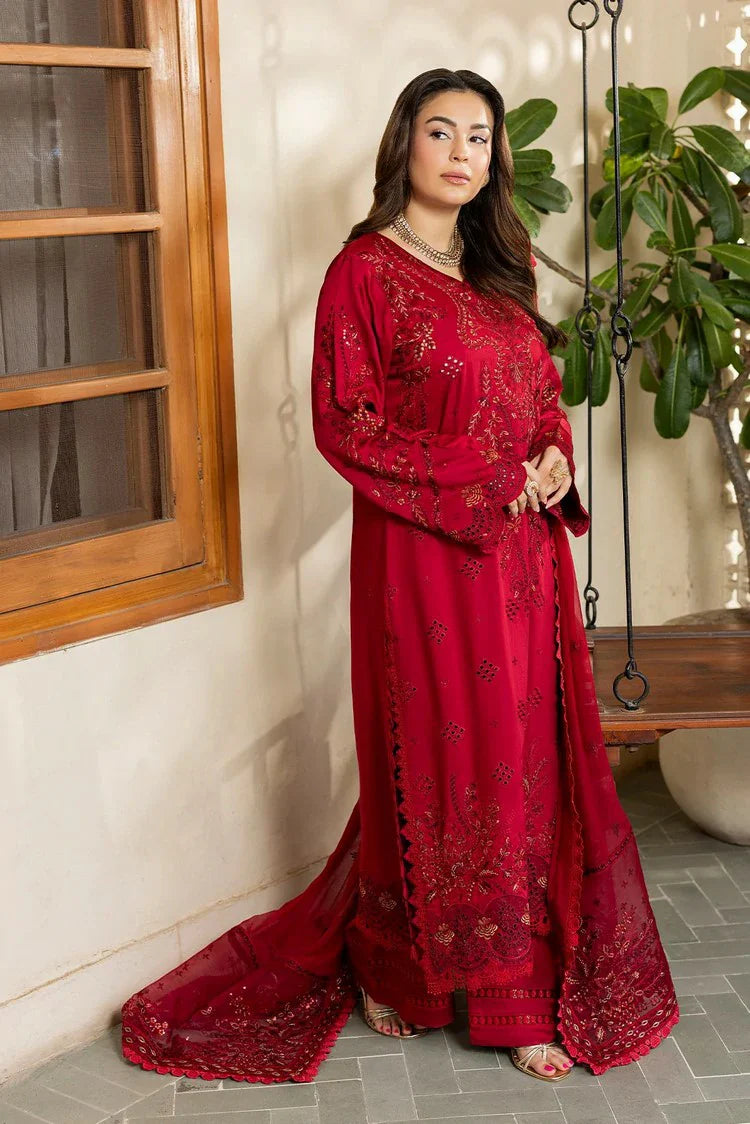 Picture of Raeesa - Seraya Embroidered Viscose Silk Collection - SR-03 - Unstitched - Available at Raja Sahib