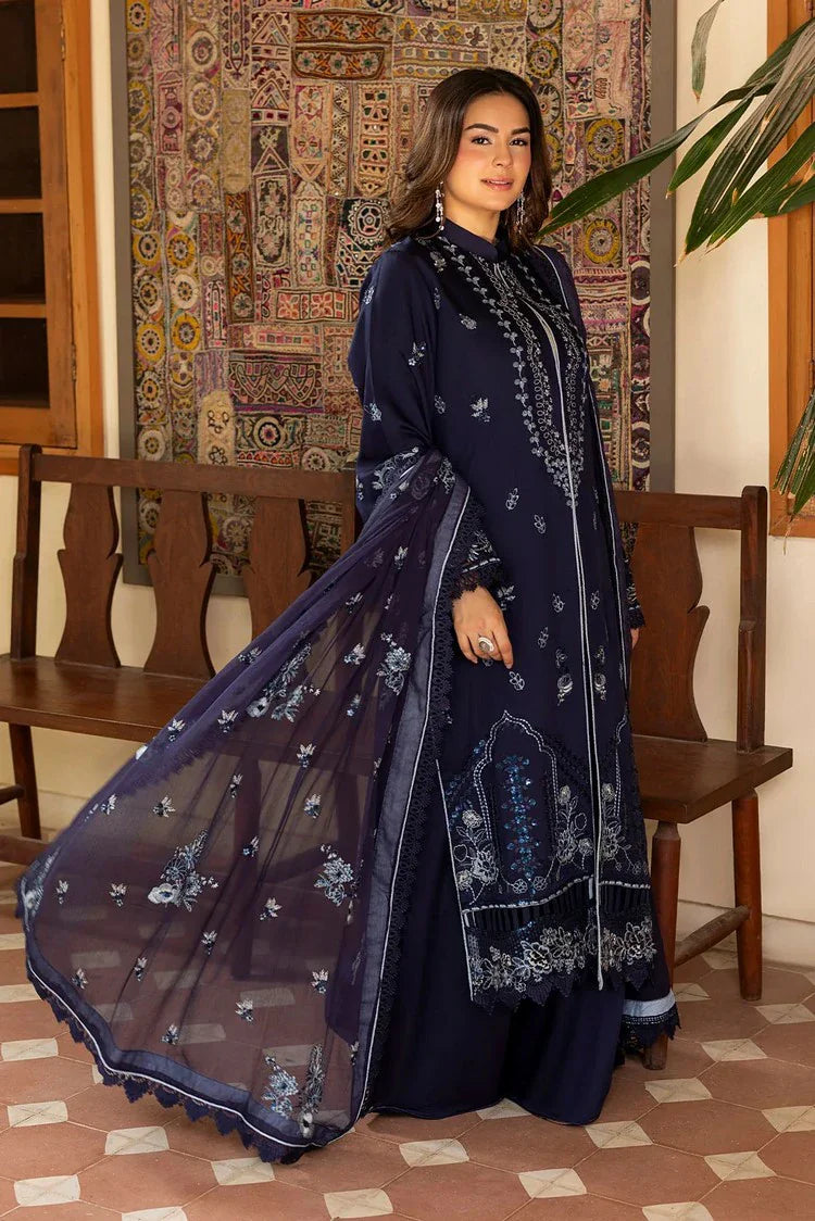 Picture of Raeesa - Seraya Embroidered Viscose Silk Collection - SR-05 - Unstitched - Available at Raja Sahib