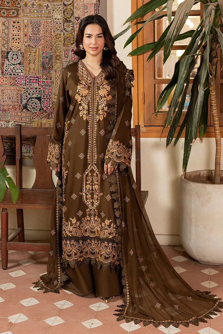 Picture of Raeesa - Seraya Embroidered Viscose Silk Collection - SR-06 - Unstitched - Available at Raja Sahib