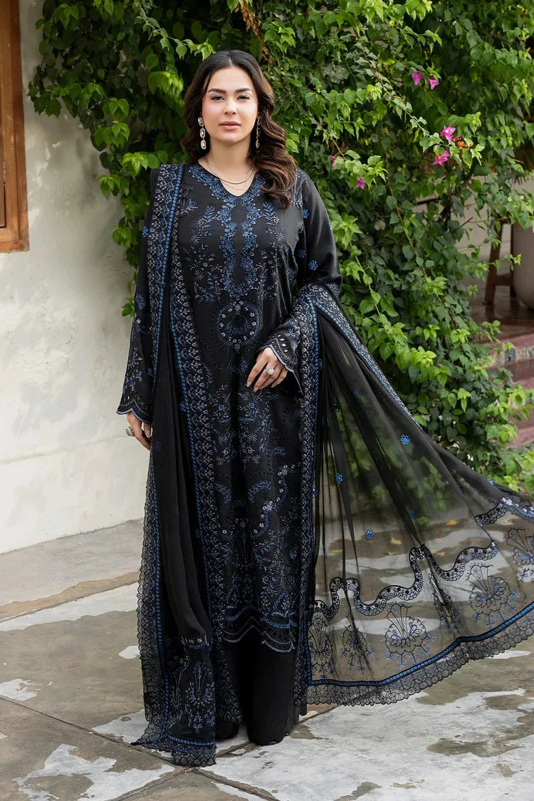 Picture of Raeesa - Seraya Embroidered Viscose Silk Collection - SR-07 - Unstitched - Available at Raja Sahib