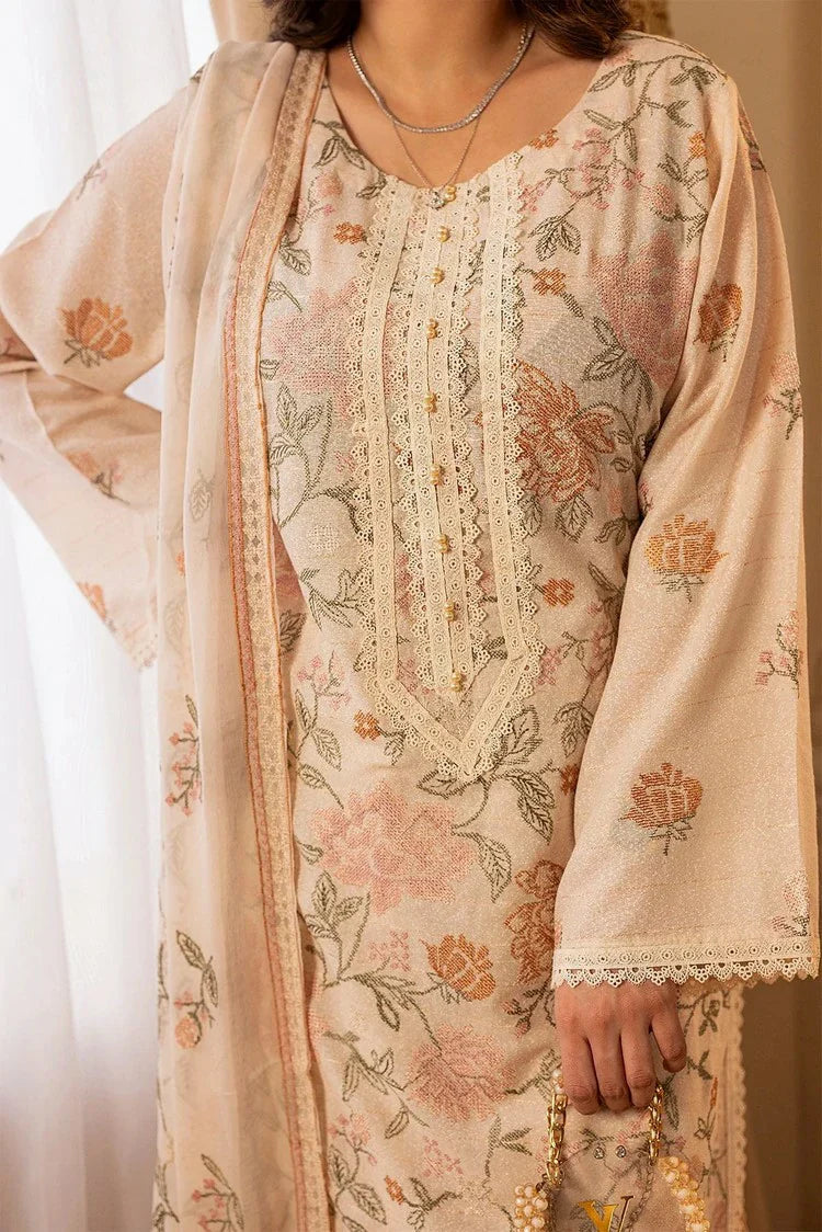 Picture of Noor e Fajar - Shahtaj Embroidered Karandi Collection - KR-201 - Unstitched - Available at Raja Sahib