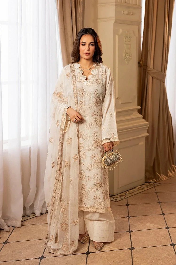 Picture of Noor e Fajar - Shahtaj Embroidered Karandi Collection - KR-203 - Unstitched - Available at Raja Sahib