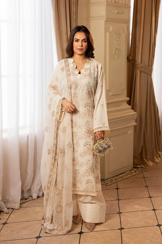 Picture of Noor e Fajar - Shahtaj Embroidered Karandi Collection - KR-203 - Unstitched - Available at Raja Sahib