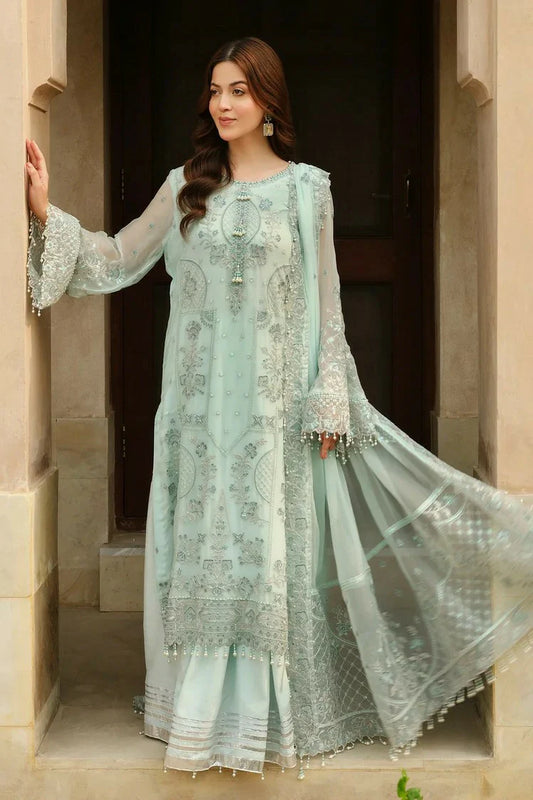 Picture of Raeesa - Inayat Luxury Embroidered Chiffon Collection - HU-51 - Unstitched - Available at Raja Sahib