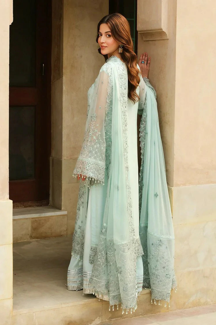 Picture of Raeesa - Inayat Luxury Embroidered Chiffon Collection - HU-51 - Unstitched - Available at Raja Sahib
