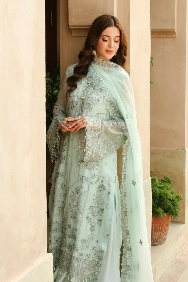 Picture of Raeesa - Inayat Luxury Embroidered Chiffon Collection - HU-51 - Unstitched - Available at Raja Sahib