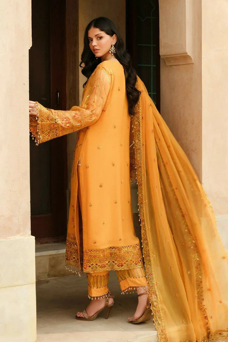 Picture of Raeesa - Inayat Luxury Embroidered Chiffon Collection - HU-54 - Unstitched - Available at Raja Sahib