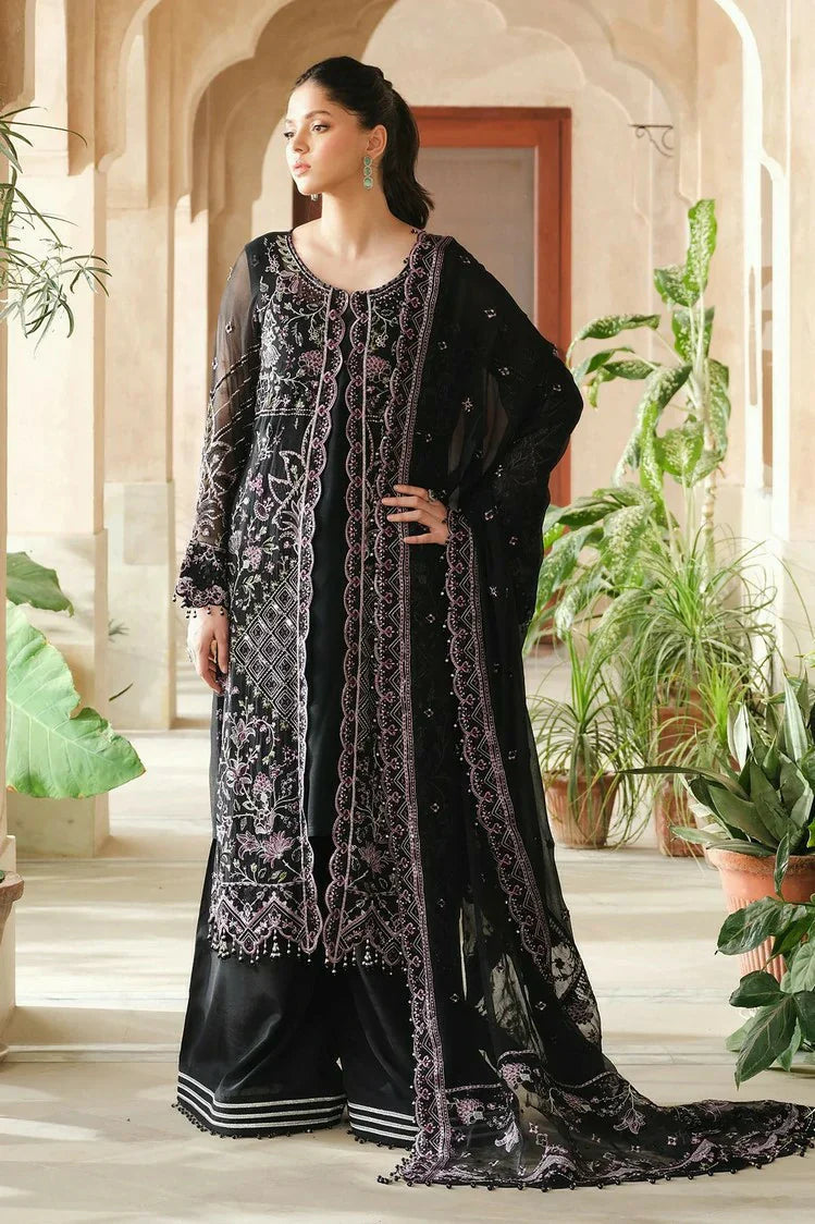 Picture of Raeesa - Inayat Luxury Embroidered Chiffon Collection - HU-55 - Unstitched - Available at Raja Sahib