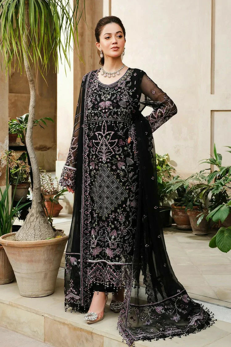 Picture of Raeesa - Inayat Luxury Embroidered Chiffon Collection - HU-55 - Unstitched - Available at Raja Sahib
