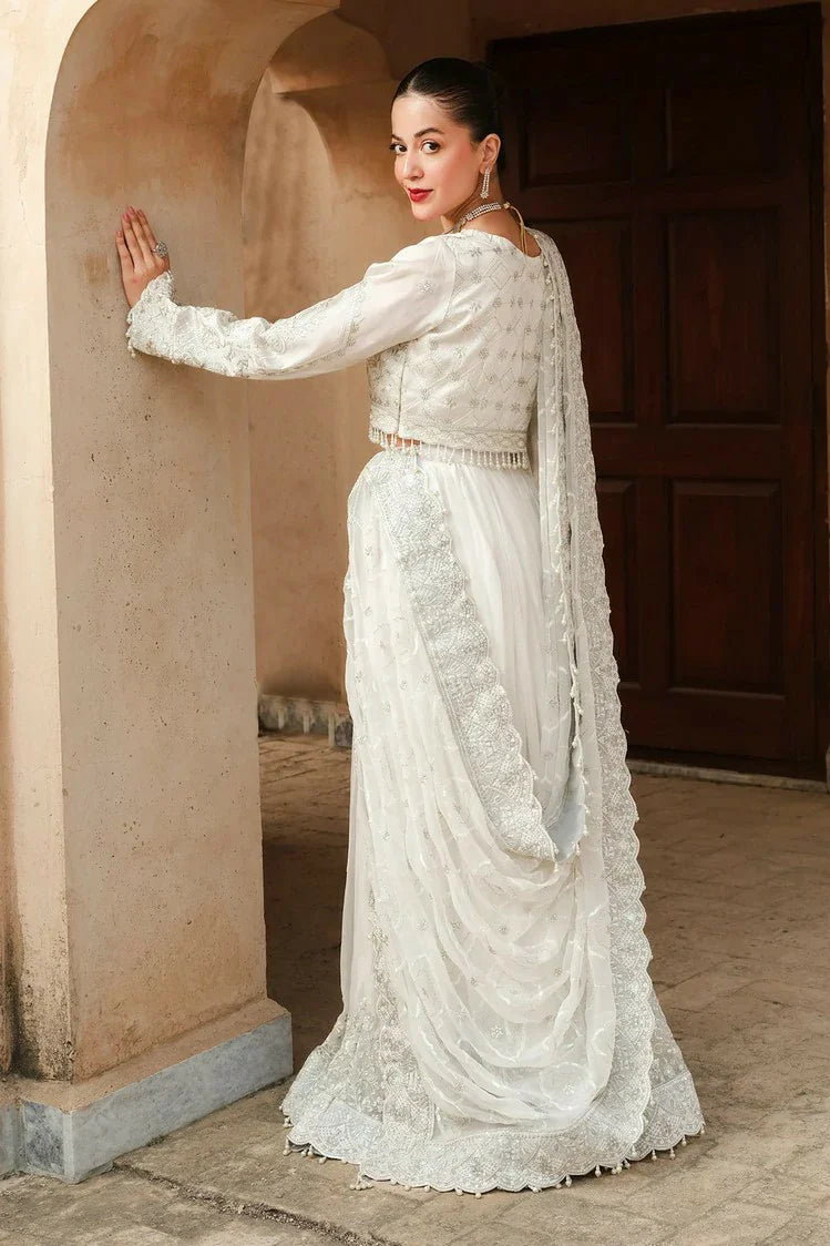 Picture of Raeesa - Inayat Luxury Embroidered Chiffon Collection - HU-57 - Unstitched - Available at Raja Sahib