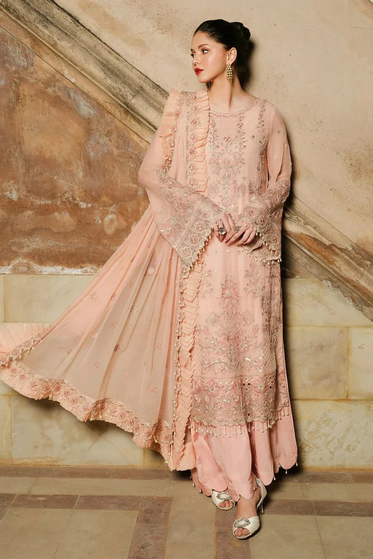 Picture of Raeesa - Inayat Luxury Embroidered Chiffon Collection - HU-58 - Unstitched - Available at Raja Sahib