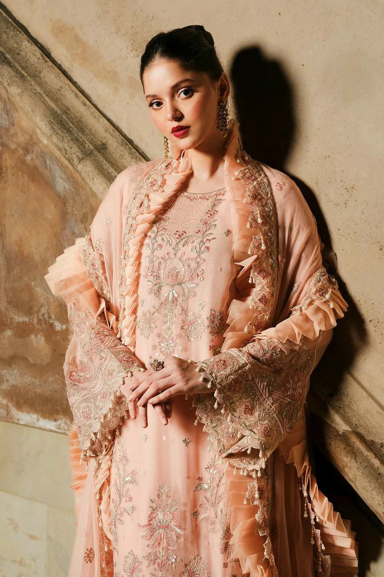 Picture of Raeesa - Inayat Luxury Embroidered Chiffon Collection - HU-58 - Unstitched - Available at Raja Sahib