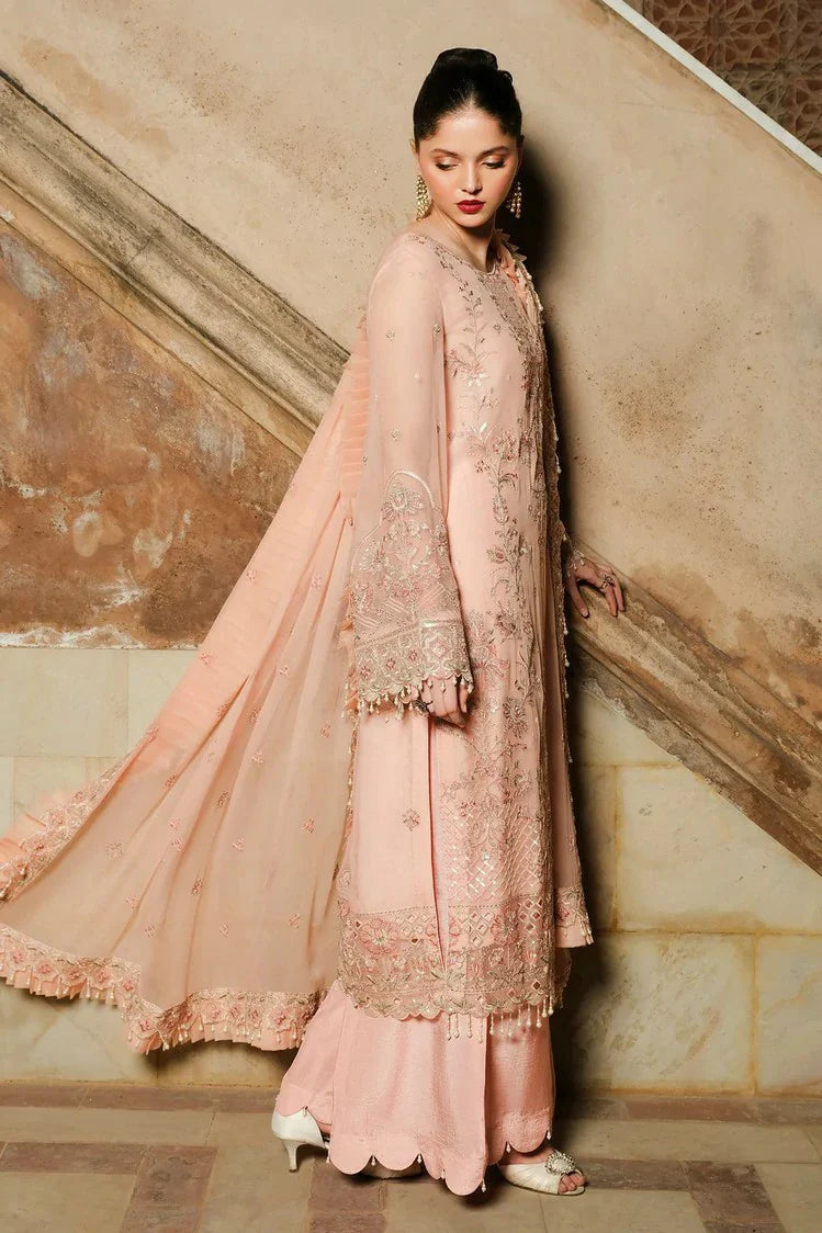 Picture of Raeesa - Inayat Luxury Embroidered Chiffon Collection - HU-58 - Unstitched - Available at Raja Sahib