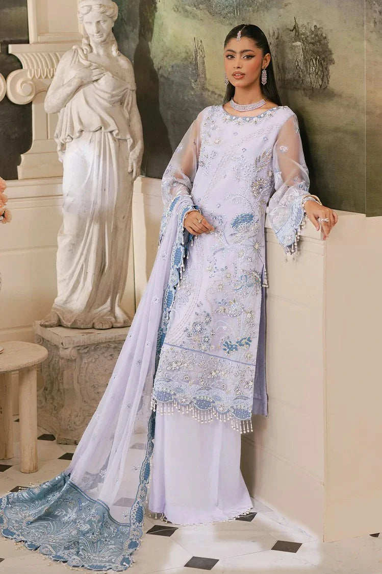 Picture of Raeesa - Ada Luxury Chiffon Collection - HU-43 Aynur - Unstitched - Available at Raja Sahib