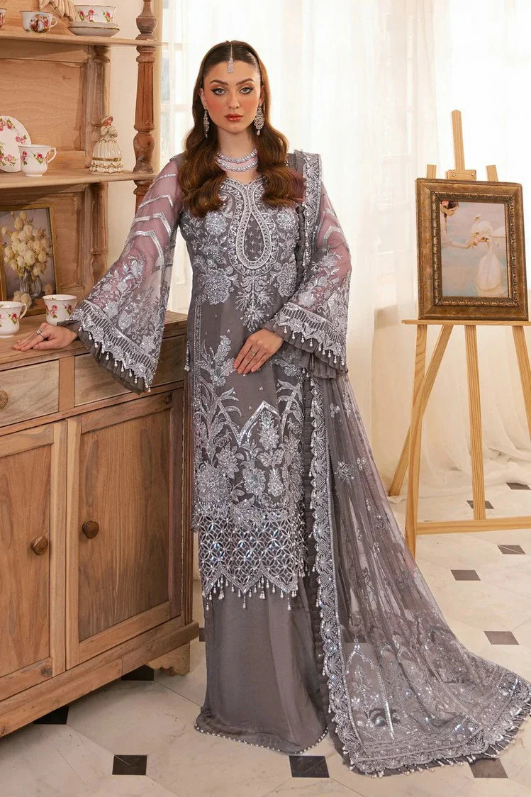 Picture of Raeesa - Ada Luxury Chiffon Collection - HU-45 Mara - Unstitched - Available at Raja Sahib