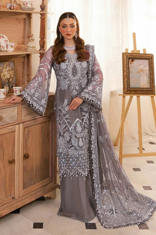 Picture of Raeesa - Ada Luxury Chiffon Collection - HU-45 Mara - Unstitched - Available at Raja Sahib