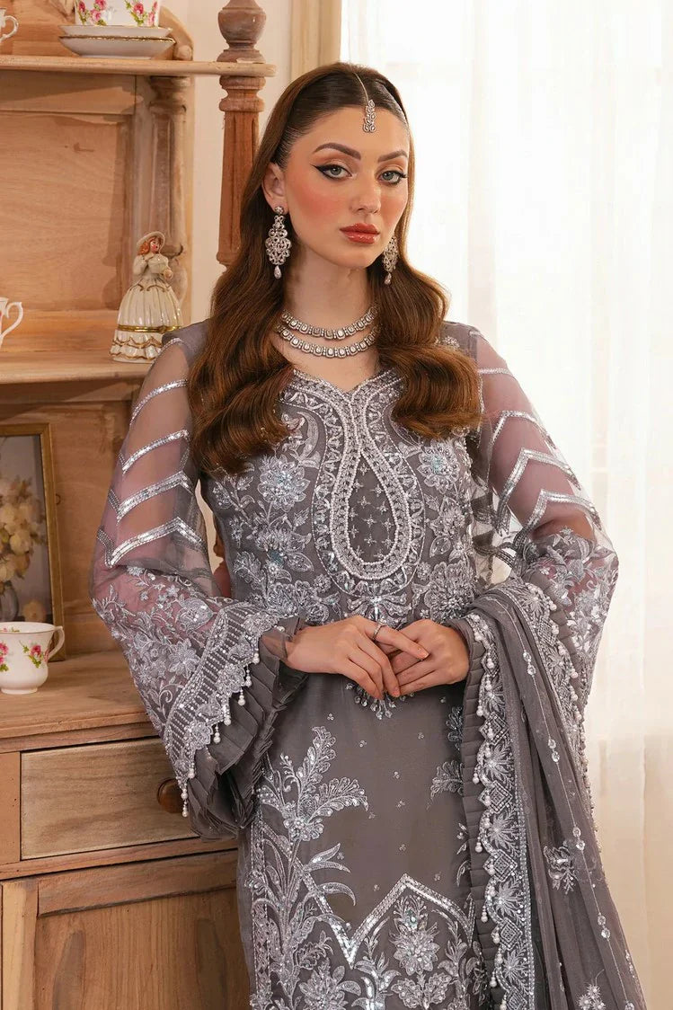 Picture of Raeesa - Ada Luxury Chiffon Collection - HU-45 Mara - Unstitched - Available at Raja Sahib