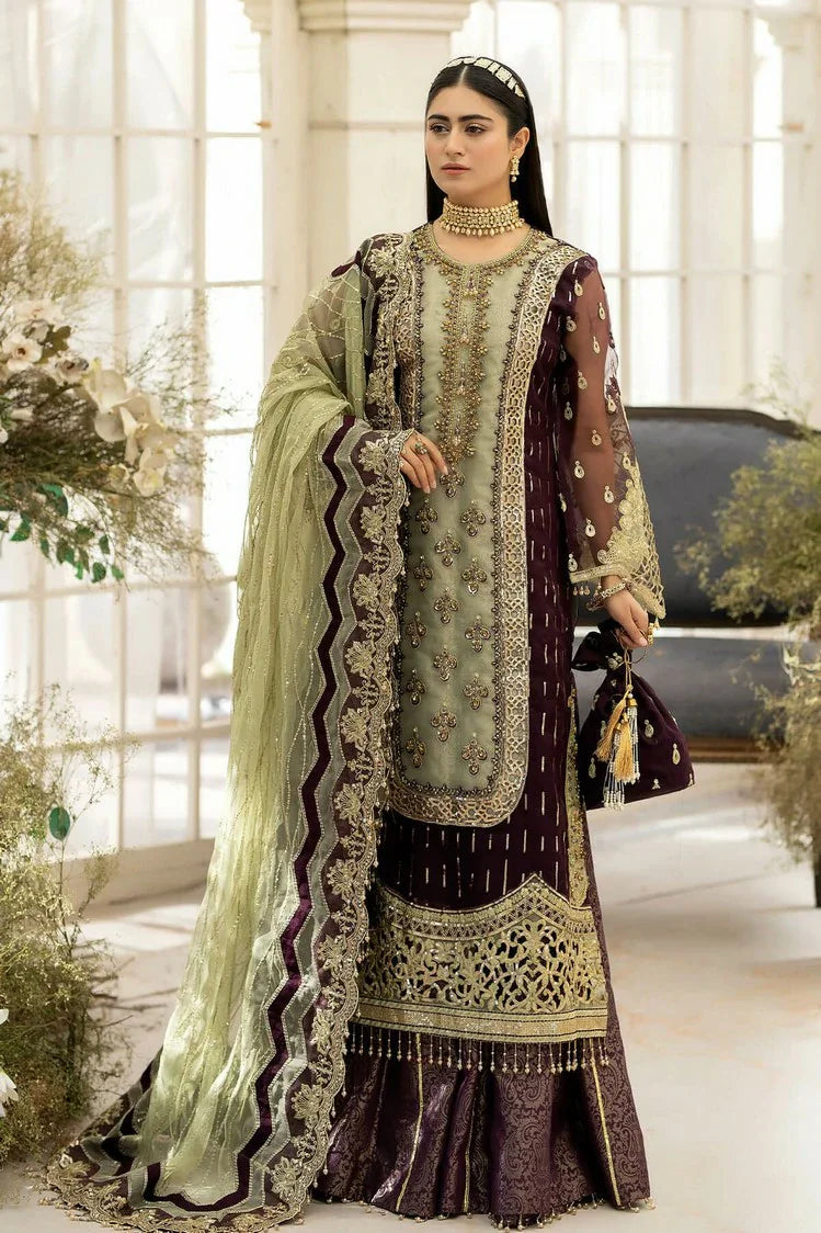Picture of Raeesa - Dehleez Luxury Chiffon Collection Vol 2 - DL-1011 Celestial Dream - Unstitched - Available at Raja Sahib