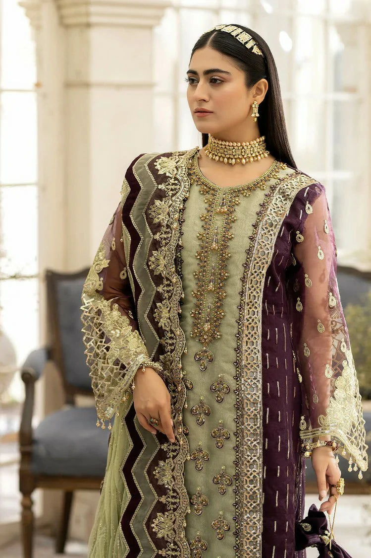 Picture of Raeesa - Dehleez Luxury Chiffon Collection Vol 2 - DL-1011 Celestial Dream - Unstitched - Available at Raja Sahib