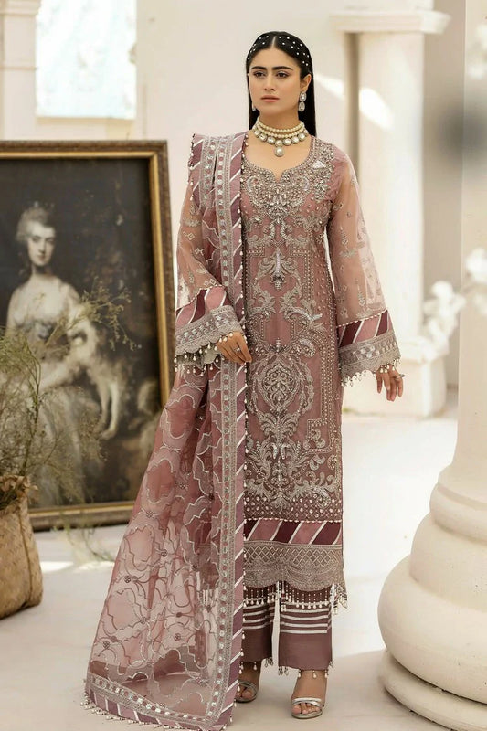 Picture of Raeesa - Dehleez Luxury Chiffon Collection Vol 2 - DL-1012 Persian Jewel - Unstitched - Available at Raja Sahib
