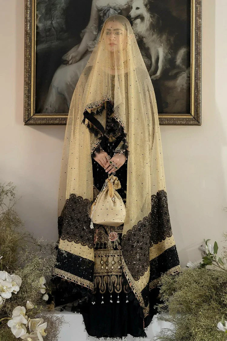 Picture of Raeesa - Dehleez Luxury Chiffon Collection Vol 2 - DL-1017 Nightingale - Unstitched - Available at Raja Sahib