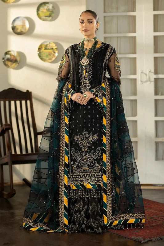 Picture of Raeesa - Dehleez Luxury Chiffon Collection Vol 3 - DL-1023-Rang-e-Vasl - Unstitched - Available at Raja Sahib