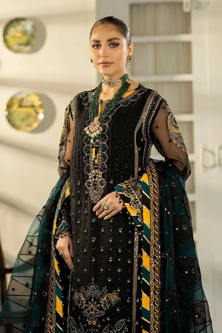 Picture of Raeesa - Dehleez Luxury Chiffon Collection Vol 3 - DL-1023-Rang-e-Vasl - Unstitched - Available at Raja Sahib