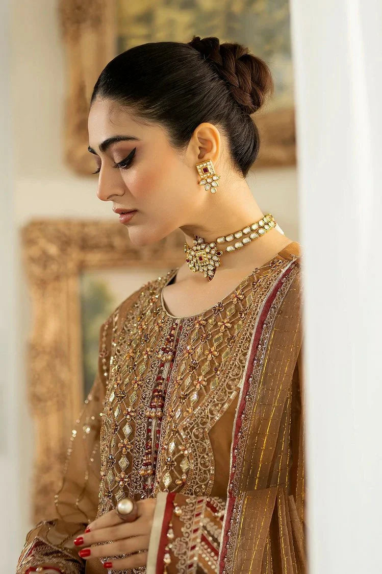 Picture of Raeesa - Dehleez Luxury Chiffon Collection Vol 3 - DL-1025-Tarz-e-Zameen - Unstitched - Available at Raja Sahib