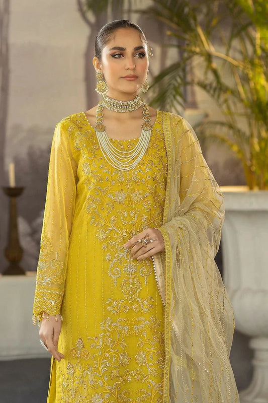 Picture of Raeesa - Dehleez Luxury Chiffon Collection Vol 3 - DL-1026-Mehfil-e-Aab - Unstitched - Available at Raja Sahib