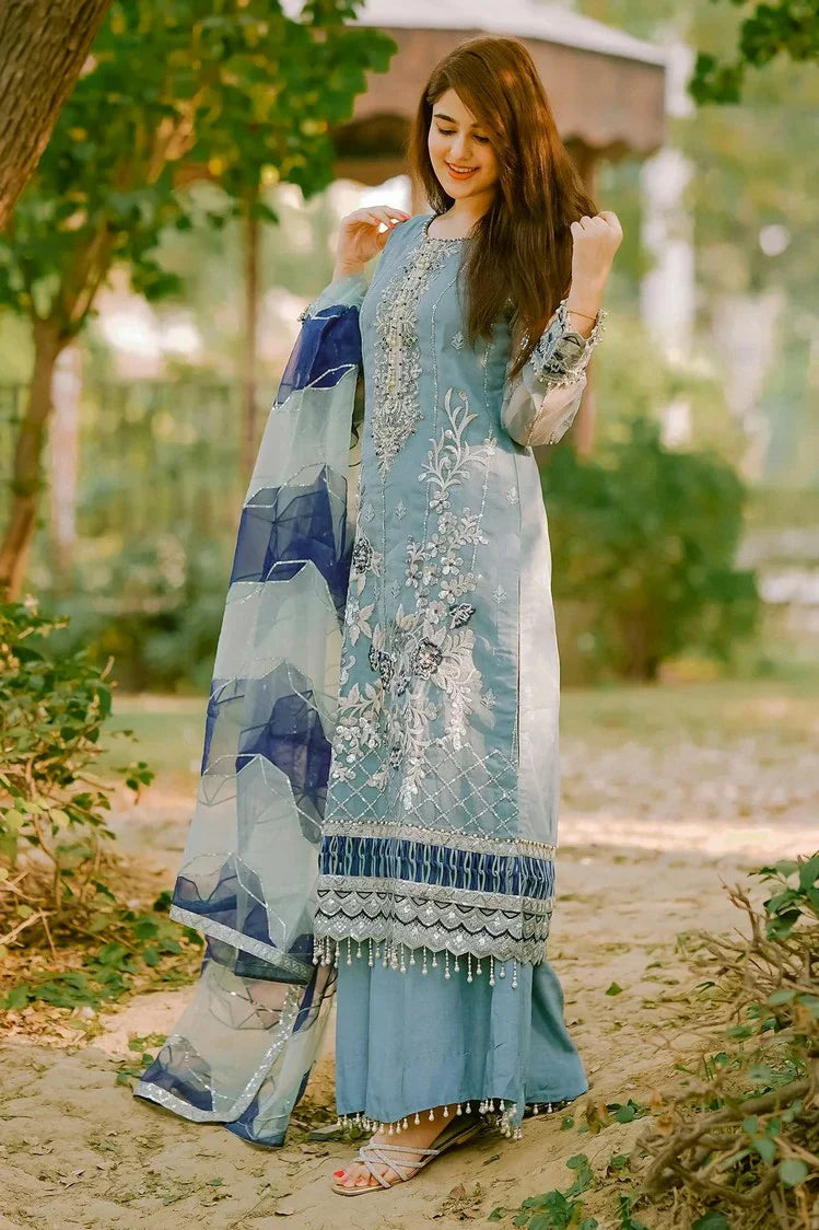 Picture of Raeesa - Dehleez Luxury Chiffon Collection Vol 3 - DL-1028-Khayali - Unstitched - Available at Raja Sahib