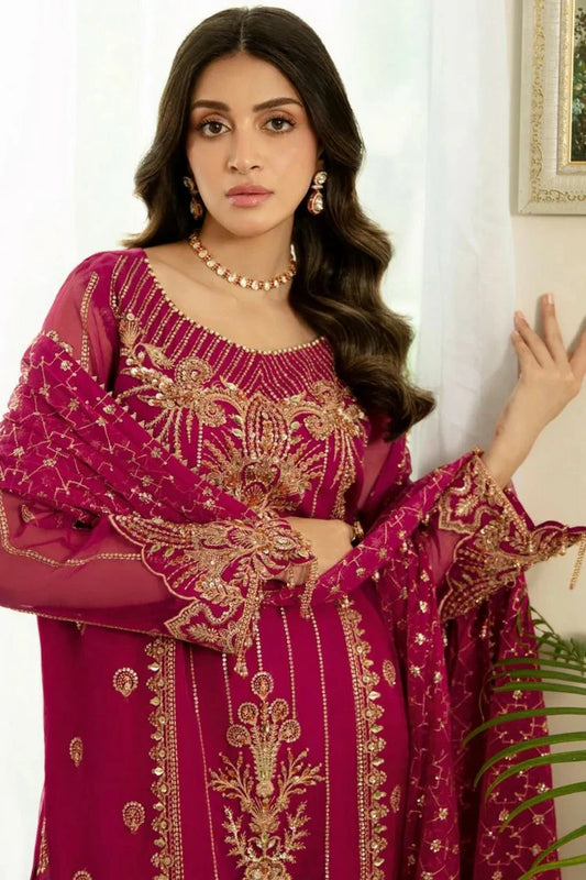 Picture of Raeesa - Dehleez Luxury Chiffon Collection Vol 4 - D-1031 - Unstitched - Available at Raja Sahib