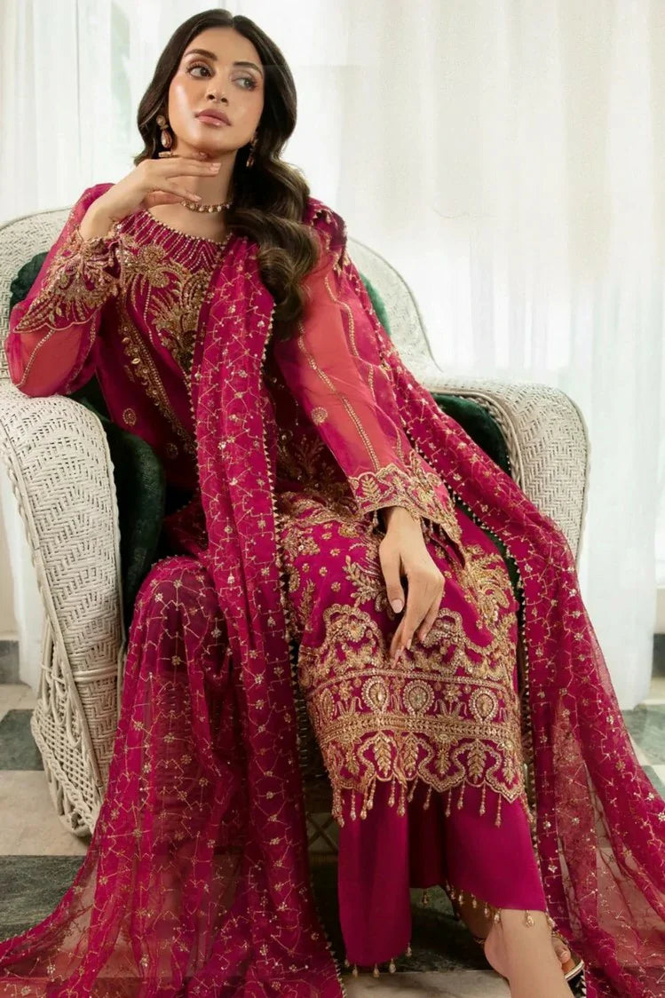 Picture of Raeesa - Dehleez Luxury Chiffon Collection Vol 4 - D-1031 - Unstitched - Available at Raja Sahib