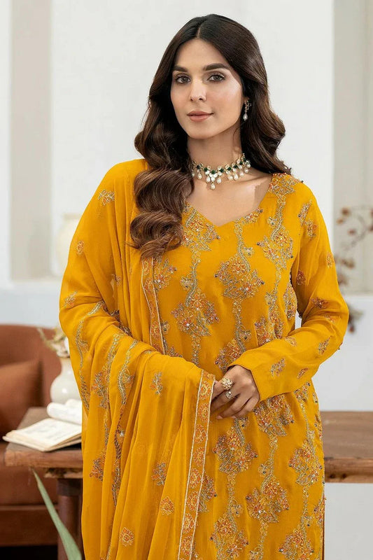 Picture of Noor e Fajar - Bakhtawar Embroidered Chiffon Collection Vol 2 - SN-113 - Unstitched - Available at Raja Sahib