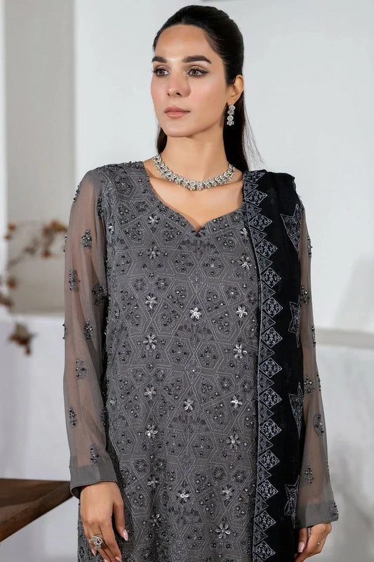 Picture of Noor e Fajar - Bakhtawar Embroidered Chiffon Collection Vol 2 - SN-118 - Unstitched - Available at Raja Sahib