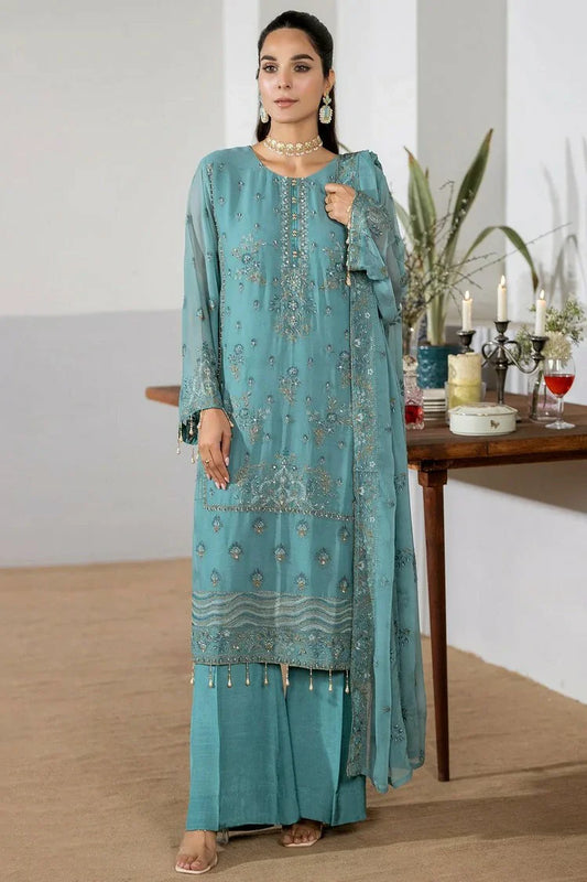Picture of Noor e Fajar - Bakhtawar Embroidered Chiffon Collection Vol 2 - SN-120 - Unstitched - Available at Raja Sahib
