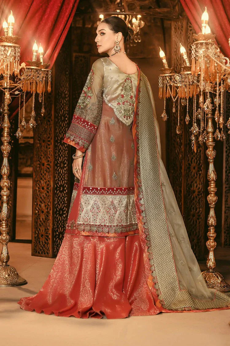 Picture of Raeesa - Nooraniyat Wedding Edition - D10-Peanut Brown - Unstitched - Available at Raja Sahib