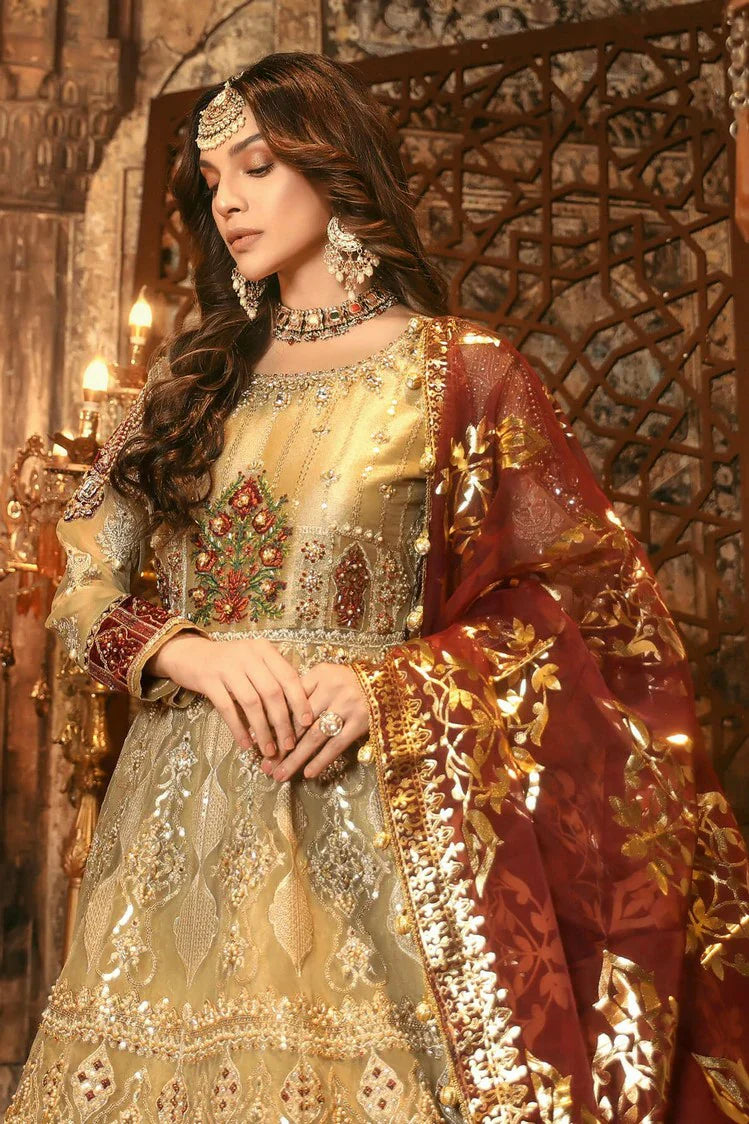 Picture of Raeesa - Nooraniyat Wedding Edition - D1-Camel Golden Skin - Unstitched - Available at Raja Sahib