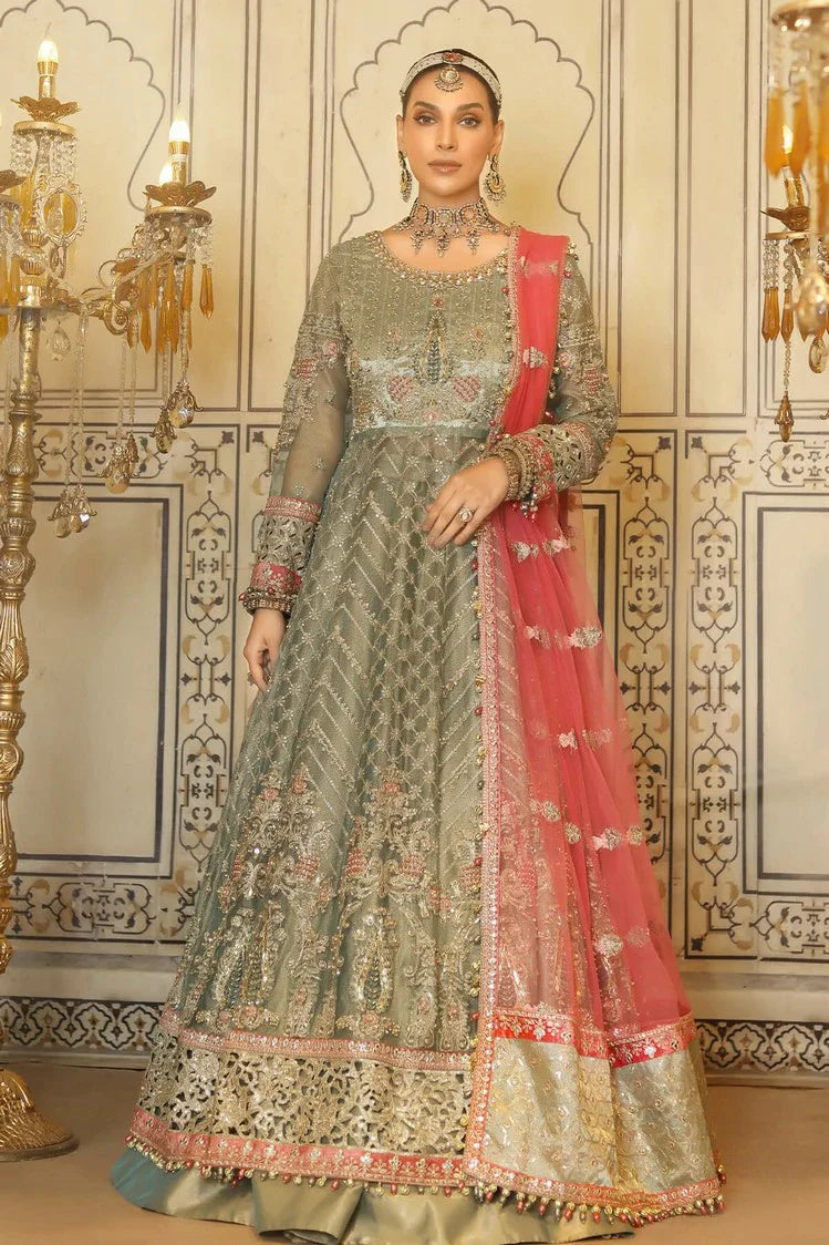 Picture of Raeesa - Nooraniyat Wedding Edition - D5-Mint Green - Unstitched - Available at Raja Sahib