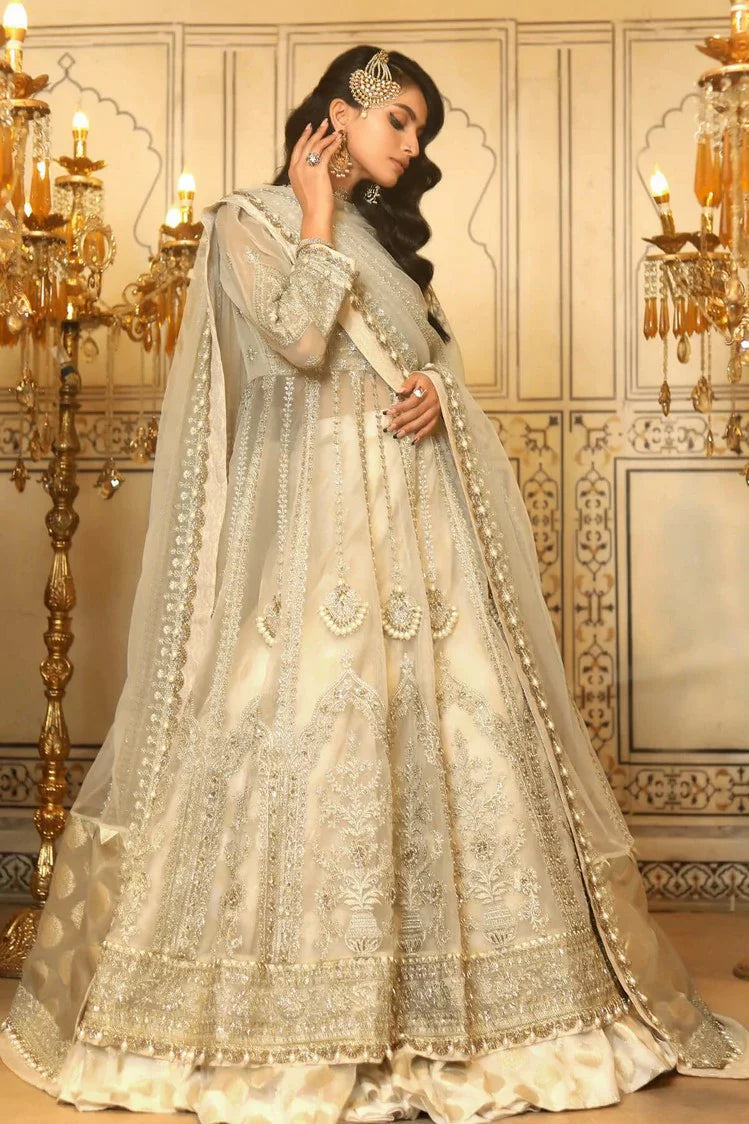 Picture of Raeesa - Nooraniyat Wedding Edition - D6-Rose White - Unstitched - Available at Raja Sahib