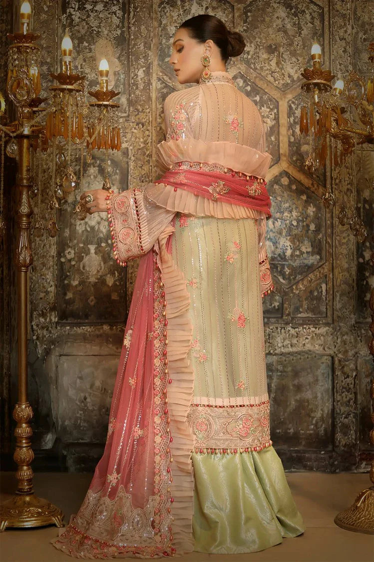 Picture of Raeesa - Nooraniyat Wedding Edition - D8-Blushing Peach - Unstitched - Available at Raja Sahib