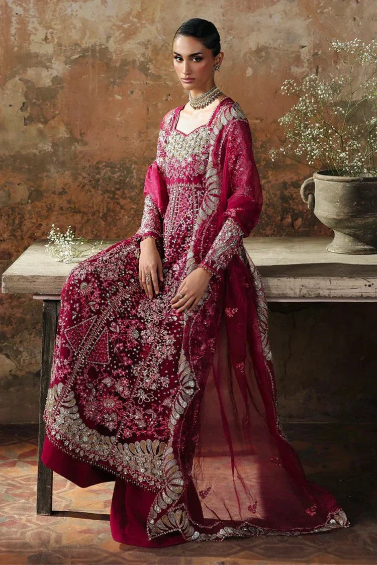Picture of Rajbari - Sage Luxury Formals - D 06-Rosette - Unstitched - Available at Raja Sahib