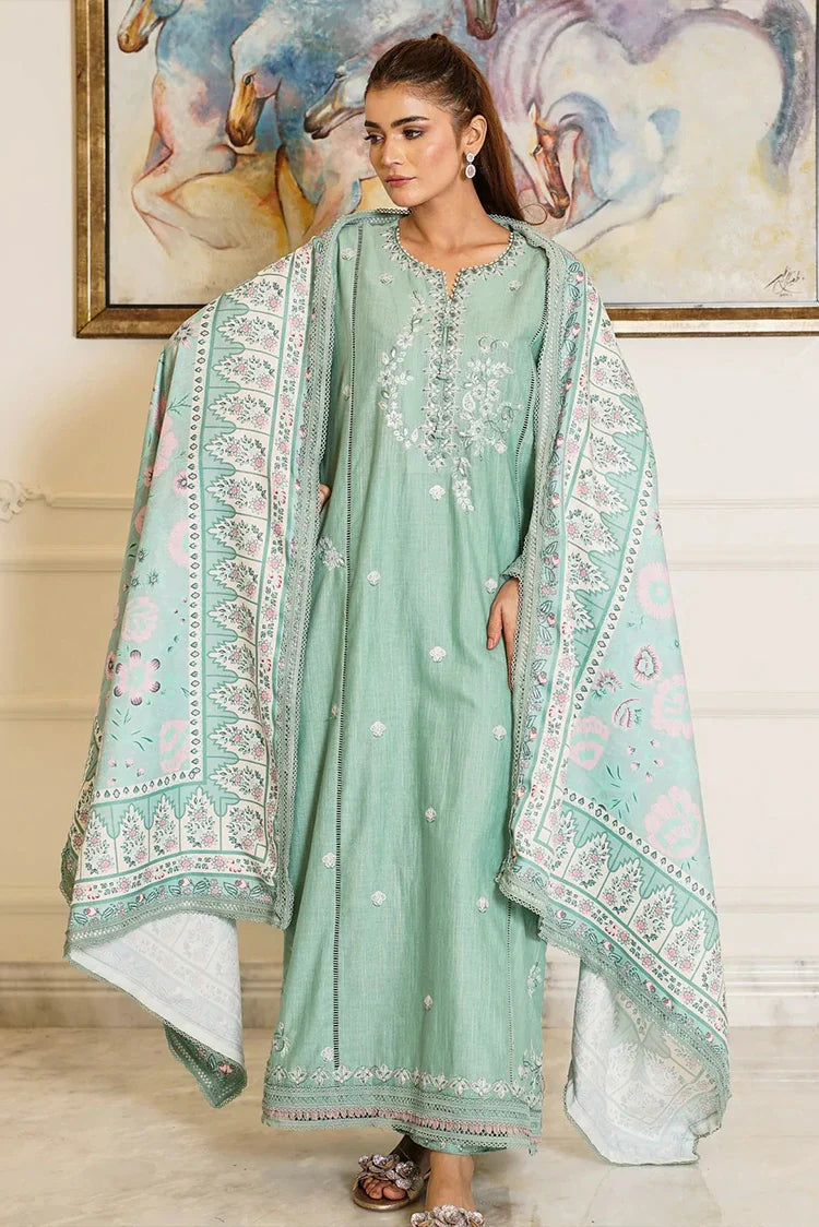 Picture of Zyna - Winter Elegance Collection - 10-AZYRA - Unstitched - Available at Raja Sahib